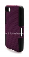 Photo 3 — robusta tapa perforada para BlackBerry Z10, Negro / púrpura