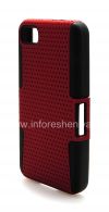 Photo 3 — غطاء مثقب وعرة لبلاك بيري Z10, أسود / أحمر