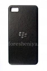 Exclusive Back Cover for BlackBerry Z10, Black, "skin", with large texture