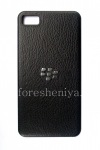 Photo 1 — Exclusive Back Cover for BlackBerry Z10, Black, "skin", with large texture