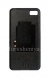 Photo 2 — Cubierta trasera exclusiva para BlackBerry Z10, Negro, "piel", con una gran textura