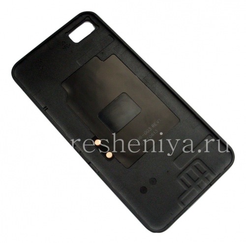 Photogallery for Exclusive Back Cover for BlackBerry Z10, Black, &quot;skin&quot;, with large texture product