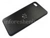 Photo 4 — Cubierta trasera exclusiva para BlackBerry Z10, Negro, "piel", con una gran textura