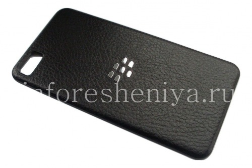 Photogallery for Exclusive Back Cover for BlackBerry Z10, Black, &quot;skin&quot;, with large texture product