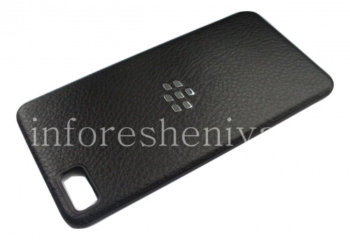 Photogallery for Exclusive Back Cover for BlackBerry Z10, Black, &quot;skin&quot;, with large texture product