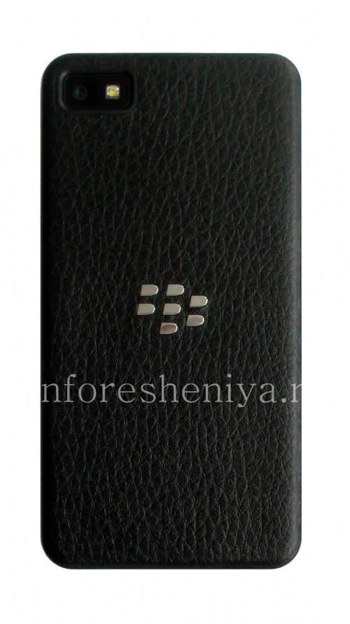 Photogallery for Exclusive Back Cover for BlackBerry Z10, Black, &quot;skin&quot;, with large texture product
