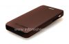 Photo 7 — অনুভূমিকভাবে DiscoveryBuy BlackBerry Z10 খোলার জন্য স্বাক্ষর চামড়া কেস, বাদামী