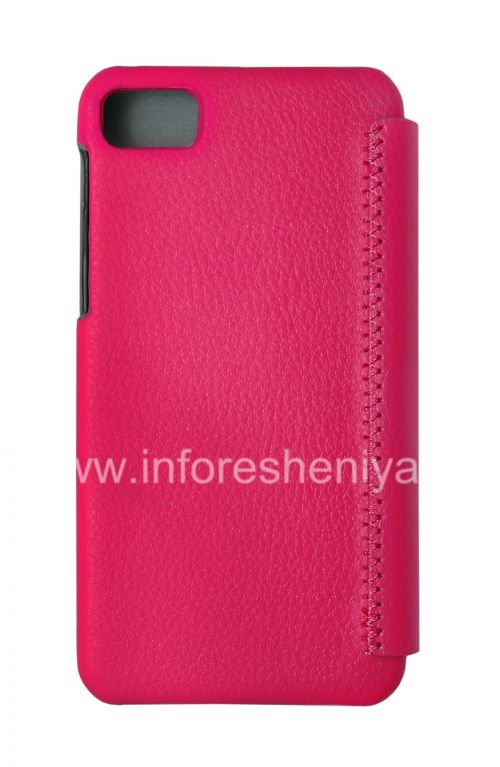 Photogallery for توقيع جلد حالة DiscoveryBuy افتتاح الأفقي للبلاك بيري Z10, وردي product