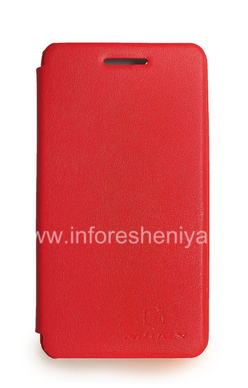 Photogallery for ब्लैकबेरी Z10 के लिए हस्ताक्षर चमड़ा प्रकरण क्षैतिज उद्घाटन Nillkin, लाल, चमड़ा product