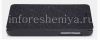 Photo 3 — Signature Kulit Kasus untuk horizontal membuka Nillkin BlackBerry Z10, Hitam, kulit, Tekstur "Len"