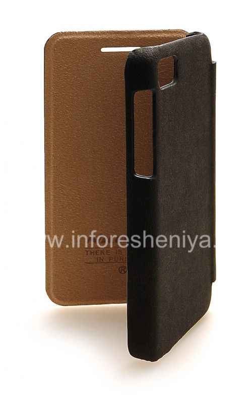 Photogallery for ब्लैकबेरी Z10 के लिए हस्ताक्षर चमड़ा प्रकरण क्षैतिज उद्घाटन Nillkin, काले, साबर product
