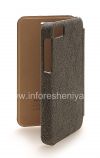 Photo 3 — Signature Leather Case NILLKIN d'ouverture horizontale pour BlackBerry Z10, Gris, Daim