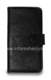 Photo 1 — Signature Kulit Kasus Dompet Naztech Klass Wallet Case untuk BlackBerry Z10, Black (hitam)