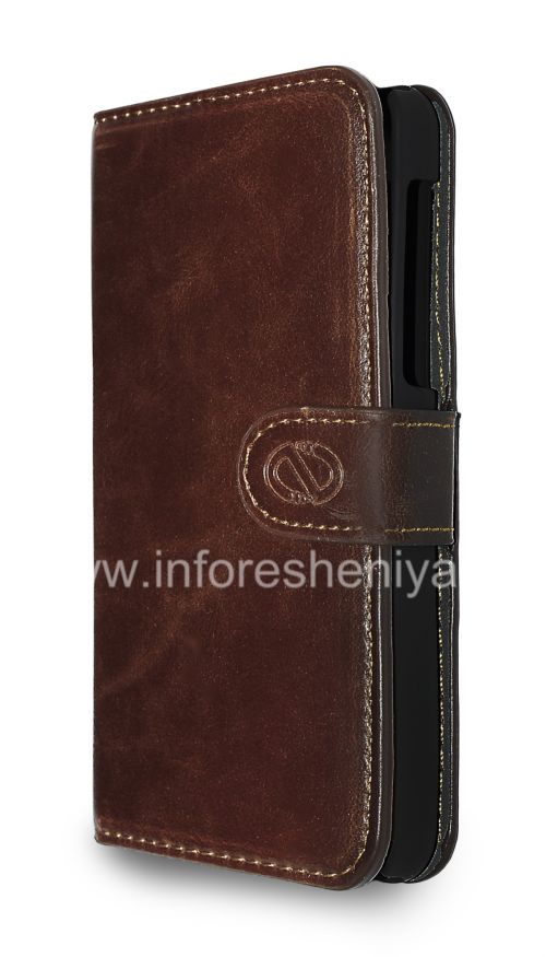 Photogallery for 签名皮套钱包Naztech克拉斯钱包案例BlackBerry Z10, 布朗（布朗） product