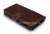 Photo 5 — Signature Kulit Kasus Dompet Naztech Klass Wallet Case untuk BlackBerry Z10, Brown (Brown)