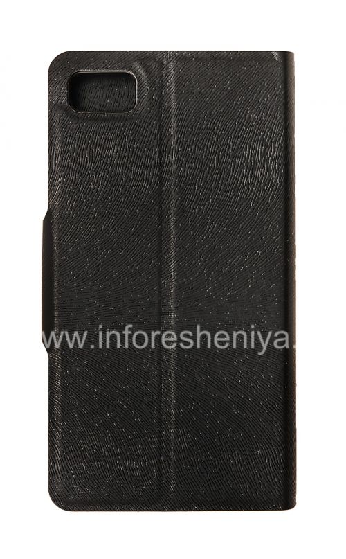 Photogallery for Horizontal Leather Case with opening function supports for BlackBerry Z10, The black product