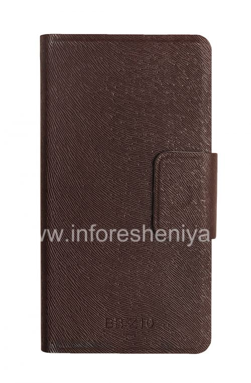 Photogallery for Horizontal Leather Case with opening function supports for BlackBerry Z10, Brown product