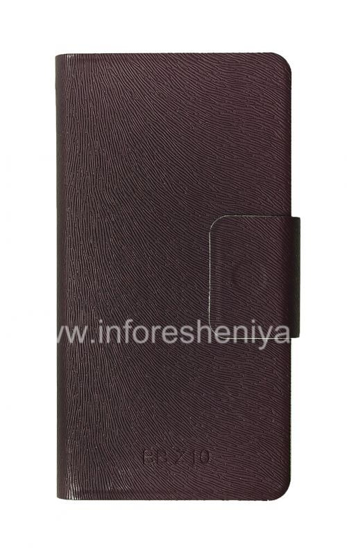 Photogallery for Horizontal Leather Case with opening function supports for BlackBerry Z10, Purple product