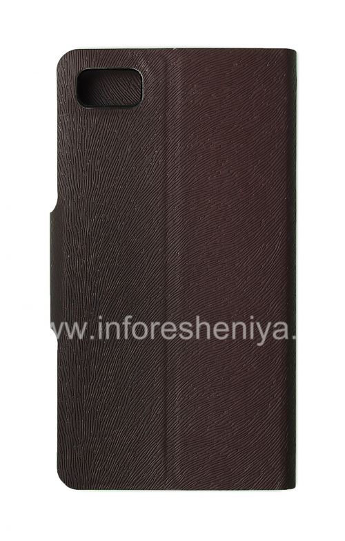 Photogallery for Horizontal Leather Case with opening function supports for BlackBerry Z10, Purple product