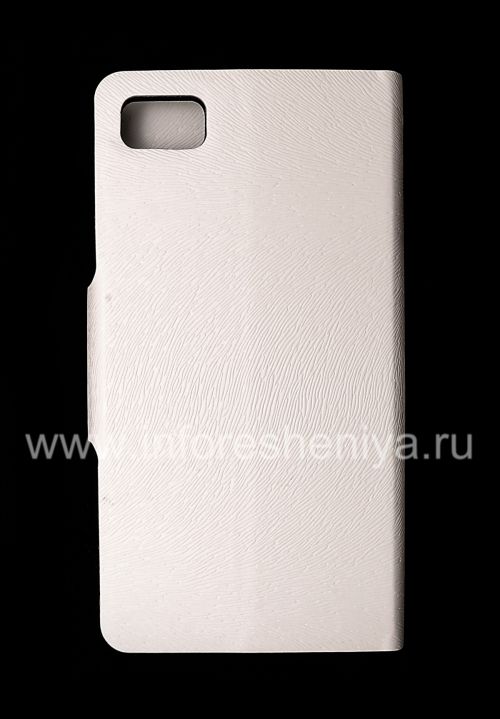 Photogallery for Horizontal Leather Case with opening function supports for BlackBerry Z10, White product
