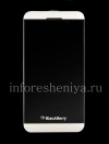Photo 1 — LCD screen + touchscreen + bezel in assembly for BlackBerry Z10, White, type T1