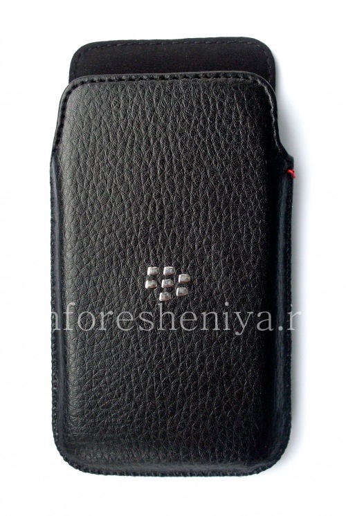 Photogallery for 皮套口袋BlackBerry Z10 / 9982, 黑色，质地大 product
