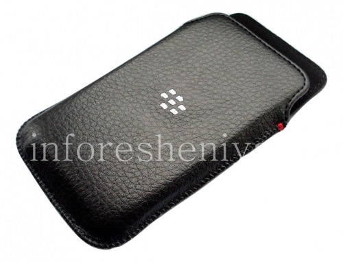 Photogallery for 皮套口袋BlackBerry Z10 / 9982, 黑色，质地大 product
