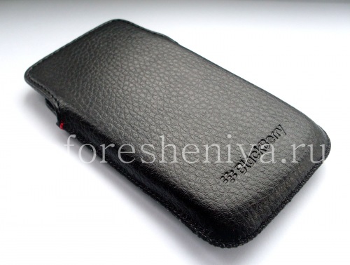 Photogallery for 皮套口袋BlackBerry Z10 / 9982, 黑色，质地大 product