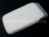 Photo 6 — Leather Case-saku BlackBerry Z10 / 9982, Putih, tekstur besar