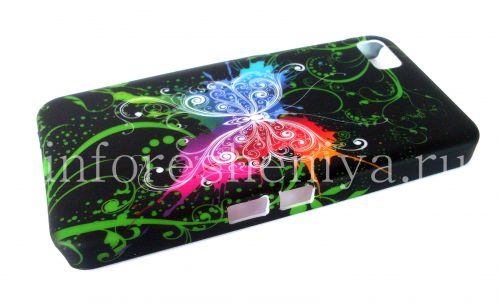 Photogallery for Plastic isikhwama-cap ne isibonelo BlackBerry Z10, butterfly product