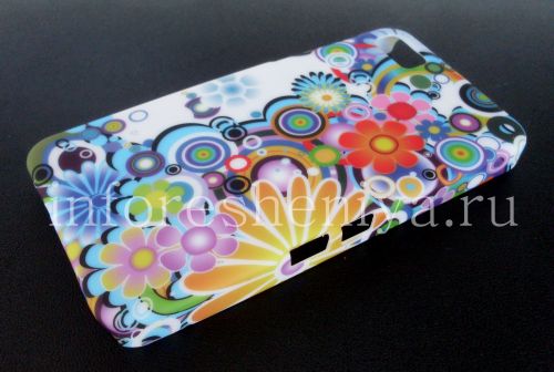 Photogallery for Plastic isikhwama-cap ne isibonelo BlackBerry Z10, rainbow imibala product