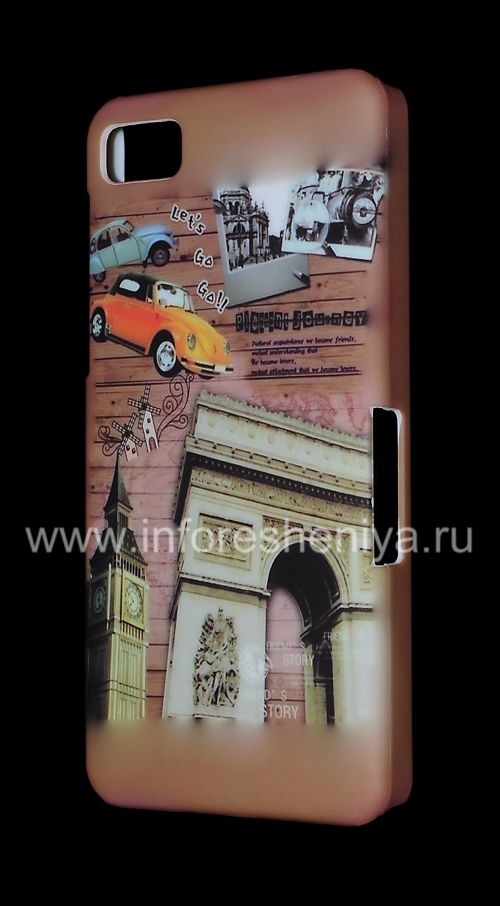 Photogallery for Plastique Housse-motifs &quot;Voyage&quot; pour BlackBerry Z10, &quot;Arc de Triomphe&quot; product