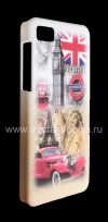 Photo 3 — Plastik tas-cap dengan pola "Travel" untuk BlackBerry Z10, "International"
