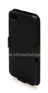 Photo 5 — ikhava Firm plastic, cover, ephelele ne holster Amzer Shellster ShellCase w / holster for BlackBerry Z10, Ikesi holster Black (Black)