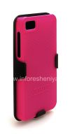 Photo 3 — 公司塑料盖，盖，配有皮套Amzer Shellster SHELLCASE W /皮套BlackBerry Z10, 粉红壳，皮套黑色（粉色）