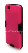 Photo 4 — 公司塑料盖，盖，配有皮套Amzer Shellster SHELLCASE W /皮套BlackBerry Z10, 粉红壳，皮套黑色（粉色）