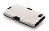 Photo 4 — Cubierta de plástico Corporativa, cubierta, con funda Amzer Shellster shellcase w / Funda para BlackBerry Z10, Caja blanca con Holster Negro (blanco)