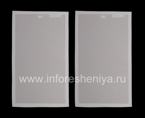 Photogallery for ووصفت Ultraprozrachnaya فيلم واقية للشاشة واضحة معطف (2 قطعة) لبلاك بيري Z10 / 9982, شفاف product