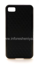 Silicone Case icwecwe "Cube" for BlackBerry Z10, Black / Black