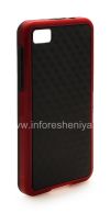 Photo 4 — Silicone Case icwecwe "Cube" for BlackBerry Z10, Black / Red