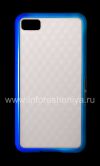 Photo 1 — Silicone Case icwecwe "Cube" for BlackBerry Z10, White / Blue