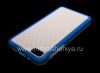 Photo 5 — Etui en silicone compact "Cube" pour BlackBerry Z10, Blanc / Bleu