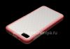 Photo 5 — Silicone Case icwecwe "Cube" for BlackBerry Z10, White / Pink