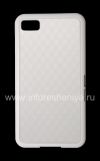 Photo 1 — Etui en silicone compact "Cube" pour BlackBerry Z10, Blanc / Blanc