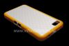 Photo 6 — Silicone Case icwecwe "Cube" for BlackBerry Z10, White / Yellow