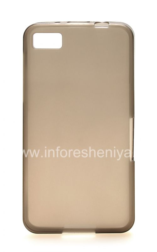 Photogallery for Etui en silicone pour le monochrome compacte BlackBerry Z10, Gris product