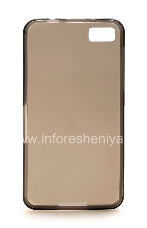 Photogallery for Etui en silicone pour le monochrome compacte BlackBerry Z10, Gris product