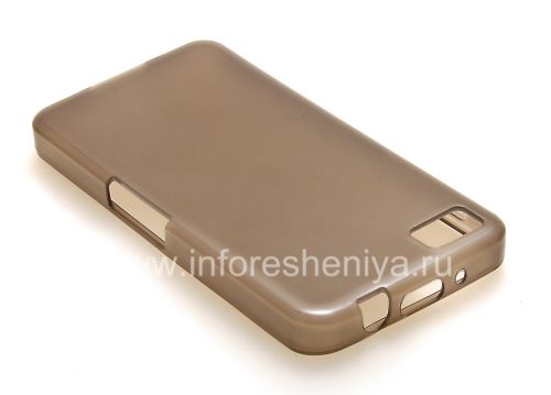 Photogallery for Etui en silicone pour le monochrome compacte BlackBerry Z10, Gris product