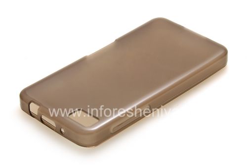 Photogallery for Etui en silicone pour le monochrome compacte BlackBerry Z10, Gris product