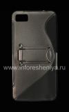 Photo 1 — Silicone Case dengan Stand merampingkan dipadatkan untuk BlackBerry Z10, abu-abu